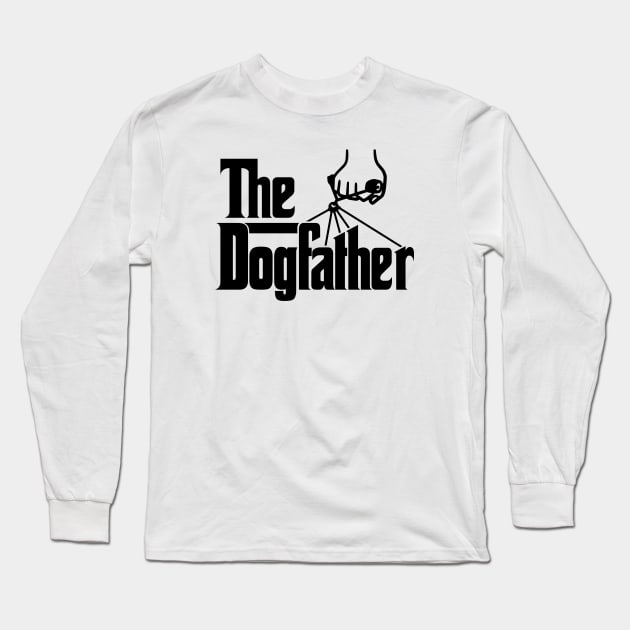 The DogFather (black) Long Sleeve T-Shirt by curiousQ